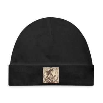 Zodiac Sagittarius - Baby Premium Organic Mütze - Schwarz - Vorne