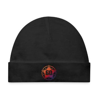 Superstar 60 - Baby Premium Organic Mütze - Schwarz - Vorne