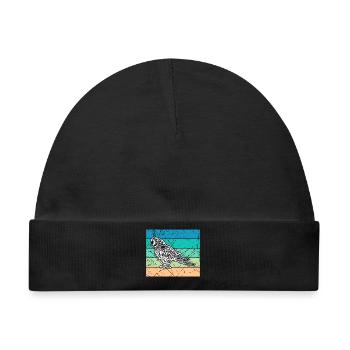 Vogel Urwald Dschungel Papagei Zoo Tierliebhaber - Baby Premium Organic Mütze - Schwarz - Vorne