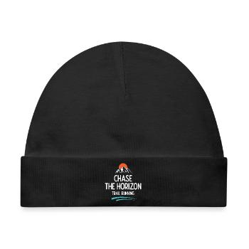 Trailrunning - Jagd auf den Horizont - Baby Premium Organic Mütze - Schwarz - Vorne