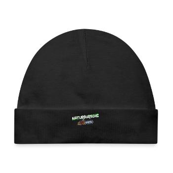 Baumfäller Motorsäge Statement Holzfäller Holz - Baby Premium Organic Mütze - Schwarz - Vorne