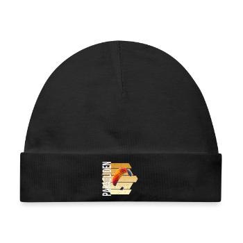 Paragliden - Baby Premium Organic Mütze - Schwarz - Vorne