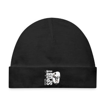 Eins mit dem Sport - BMX - Baby Premium Organic Mütze - Schwarz - Vorne