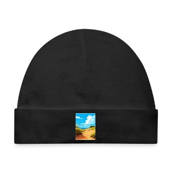 Indiana Dunes Nationalpark Reiseplakat Souvenir - Baby Premium Organic Mütze - Schwarz - Vorne