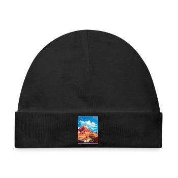 Capitol Reef Nationalpark Reiseposter Souvenir - Baby Premium Organic Mütze - Schwarz - Vorne