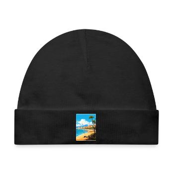 Playa de las Americas Spanien Reiseposter Souvenir - Baby Premium Organic Mütze - Schwarz - Vorne