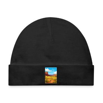 Big Bend Nationalpark Reiseposter Souvenir WPA - Baby Premium Organic Mütze - Schwarz - Vorne
