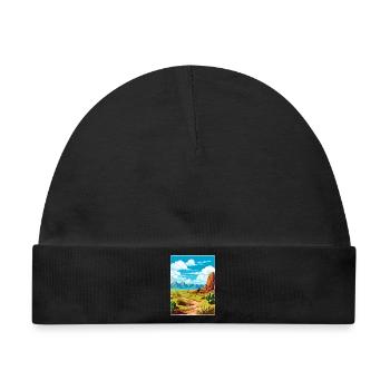 Big Bend Nationalpark Reiseposter Souvenir WPA - Baby Premium Organic Mütze - Schwarz - Vorne