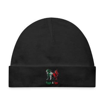 Der stolz von Capri Italien Flagge - Baby Premium Organic Mütze - Schwarz - Vorne