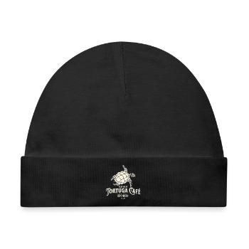 Tortuga Kaffee Key West Stil Illustration - Baby Premium Organic Mütze - Schwarz - Vorne