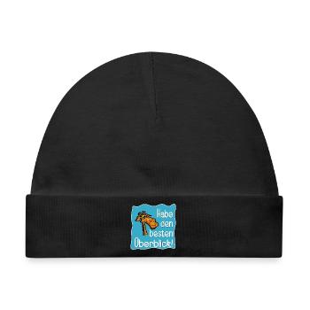 GIRAFFE PROJEKT AUFGABEN - Baby Premium Organic Mütze - Schwarz - Vorne