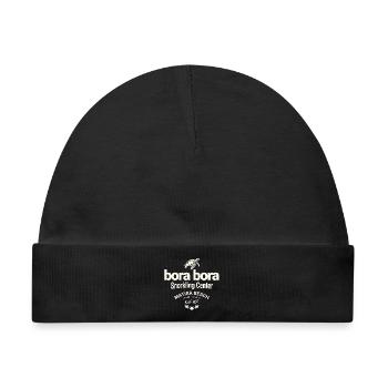 Bora Bora Tauchen - Baby Premium Organic Mütze - Schwarz - Vorne