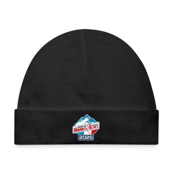 Route des Grandes Alpes | Color | 2026 - Baby Premium Organic Mütze - Schwarz - Vorne