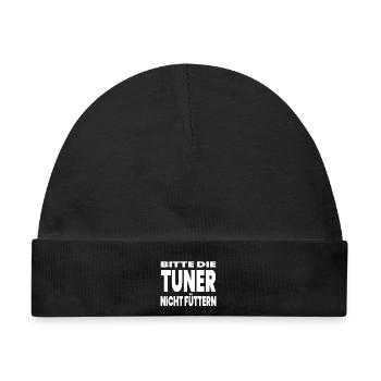 Tuner - Baby Premium Organic Mütze - Schwarz - Vorne