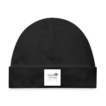 Geist formt Materie Baum - Baby Premium Organic Mütze - Schwarz - Vorne