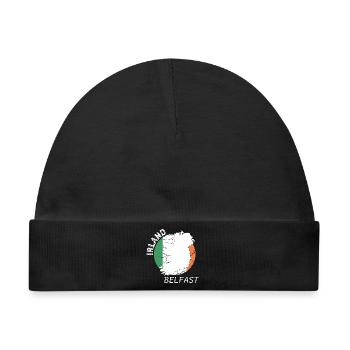 Belfast - Baby Premium Organic Mütze - Schwarz - Vorne