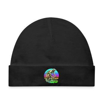Mtb - Baby Premium Organic Mütze - Schwarz - Vorne