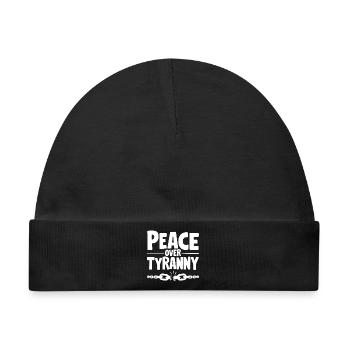 Peace Over Tyranny Kette zerbricht - Baby Premium Organic Mütze - Schwarz - Vorne