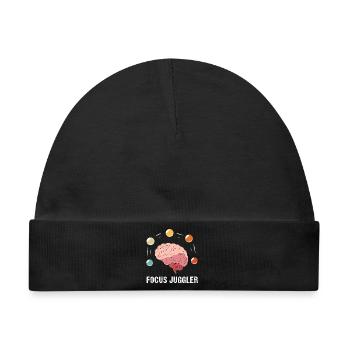 Autismus Geschenk Autist ADHS Asperger - Baby Premium Organic Mütze - Schwarz - Vorne