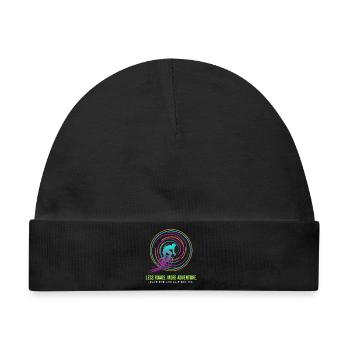 Radabenteuer: Neon Spiral - Baby Premium Organic Mütze - Schwarz - Vorne