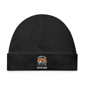 Papa Handwerker-Humor Ich kann Garage nicht verschenken - Baby Premium Organic Mütze - Schwarz - Vorne
