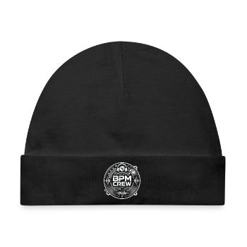 BPM Crew Soundwave - Baby Premium Organic Mütze - Schwarz - Vorne