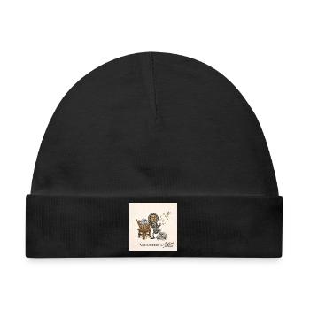 Scacciapensieri Melodie  - Baby Premium Organic Mütze - Schwarz - Vorne