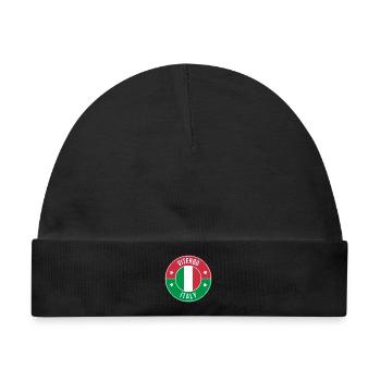 Viterbo Italien Abzeichenkreis - Baby Premium Organic Mütze - Schwarz - Vorne