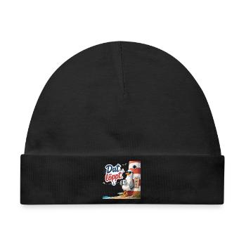 Dat löppt - Baby Premium Organic Mütze - Schwarz - Vorne
