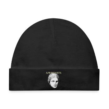Aphrodite-Büsten-Popkunst - Baby Premium Organic Mütze - Schwarz - Vorne