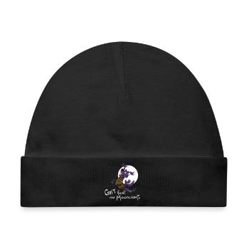 Can’t fight the Moonlight - Baby Premium Organic Mütze - Schwarz - Vorne