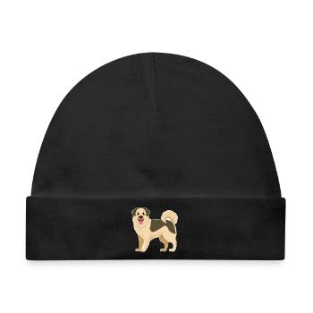  Anatolischer Hütehund - Baby Premium Organic Mütze - Schwarz - Vorne