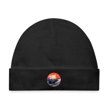 Vintage Speed Retro Performance - Baby Premium Organic Mütze - Schwarz - Vorne