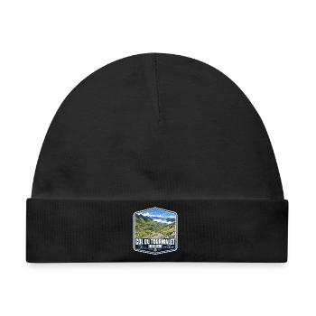 Col du Tourmalet - Baby Premium Organic Mütze - Schwarz - Vorne