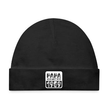Papa 1959 - Baby Premium Organic Mütze - Schwarz - Vorne