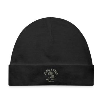 Der Nationalpark Vintage Joshua Tree - Baby Premium Organic Mütze - Schwarz - Vorne