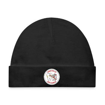 Tierzahnheilkunde Maus Zahnstein Spruch Shirt - Baby Premium Organic Mütze - Schwarz - Vorne