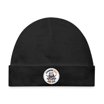 Spannung raus Ohm rein Elektriker Meditation - Baby Premium Organic Mütze - Schwarz - Vorne