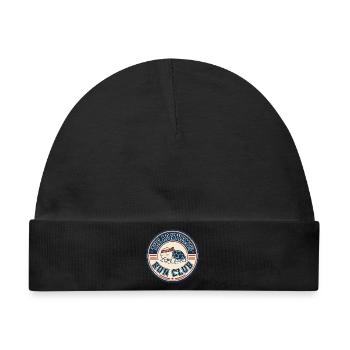 Apathhetic Turtle Run Club - Baby Premium Organic Mütze - Schwarz - Vorne