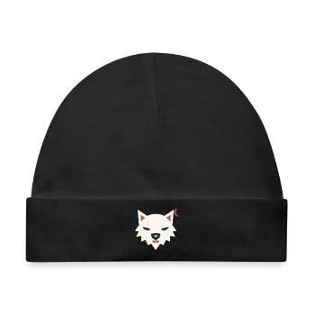 Halloween Werwolf Herren - Baby Premium Organic Mütze - Schwarz - Vorne