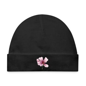 blume - Baby Premium Organic Mütze - Schwarz - Vorne