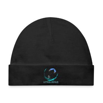 Kitesurfing - Baby Premium Organic Mütze - Schwarz - Vorne