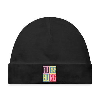 Augsburg Design - Baby Premium Organic Mütze - Schwarz - Vorne