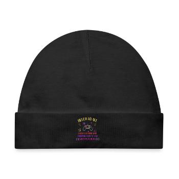Neon-Gaming-Motto: Spiel und spiel tot - Baby Premium Organic Mütze - Schwarz - Vorne