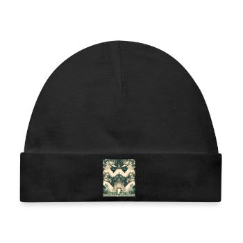 Panorama des Königreichs Thailands Tempel - Baby Premium Organic Mütze - Schwarz - Vorne