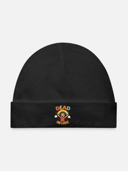 Dead Inside - Baby Premium Organic Mütze - Schwarz
