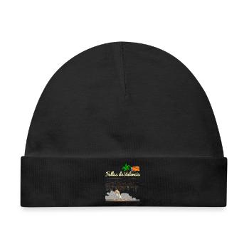 Fallas de Valencia Mascleta - Baby Premium Organic Mütze - Schwarz - Vorne