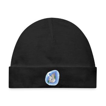 04. Erinnererseele - Baby Premium Organic Mütze - Schwarz - Vorne