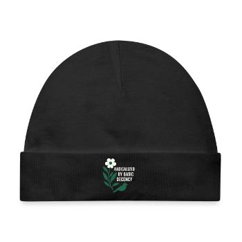 Radicalized By Decency Shirt for Activists - Baby Premium Organic Mütze - Schwarz - Vorne