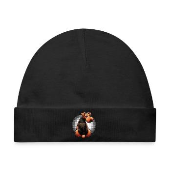 Airedale Terrier Airedales Airedaleliebhaber - Baby Premium Organic Mütze - Schwarz - Vorne